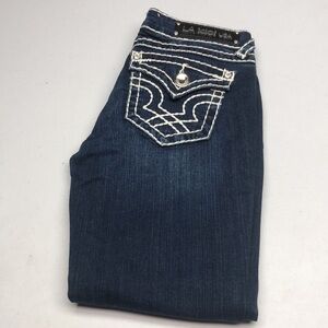 LA IDOL STRAIGHT LEG JEANS  28x28 CRYSTALS⭐️